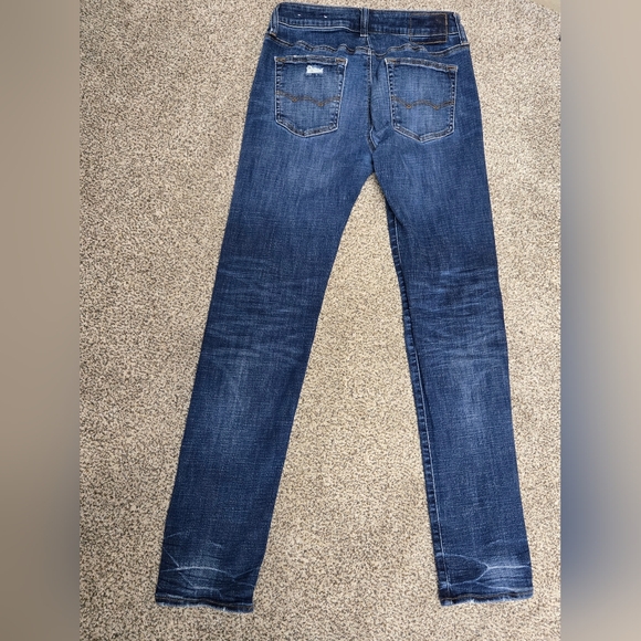 AE next level stretch jeans size 30x32. Guc, Super stretchy. Has patch details - Picture 3 of 13